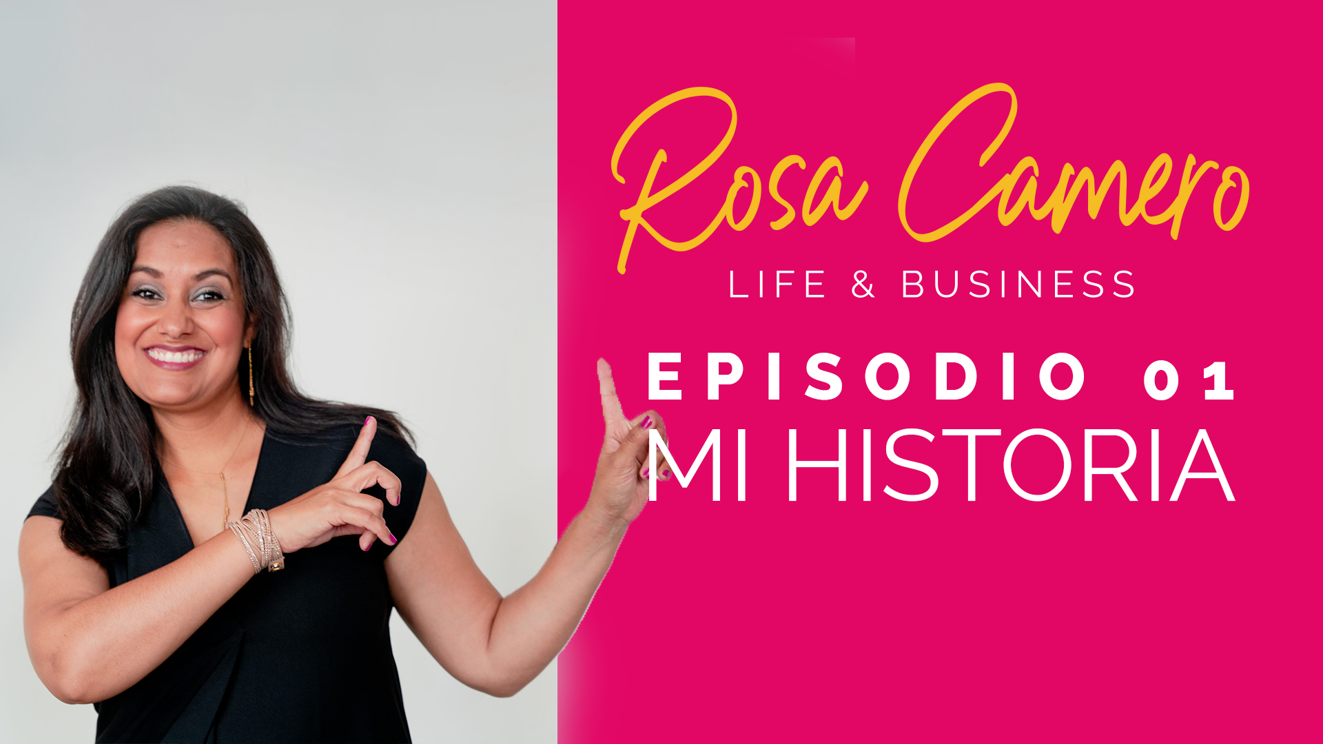 Lee más sobre el artículo Life & Business con Rosa Camero Episodio 01: Conoce Mi Historia